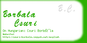 borbala csuri business card